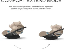 Cybex Cloud T SensorSafe Infant Car Seat - Cozy Beige