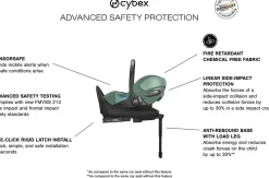 Cybex Cloud T SensorSafe Infant Car Seat - Leaf Green
