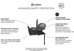 Cybex Cloud T SensorSafe Infant Car Seat - Mirage Grey