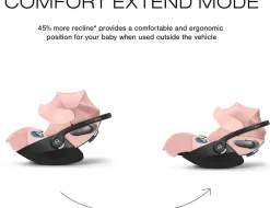 Cybex Cloud T SensorSafe Infant Car Seat - Peach Pink