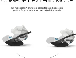 Cybex Cloud T SensorSafe Infant Car Seat - Platinum White
