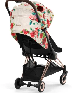 Cybex COYA Compact Stroller - Spring Blossom - Light Beige