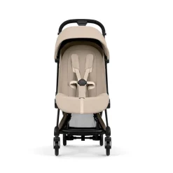 Cybex Coya Stroller (2026) - Style Collection - Matte Black Frame / Cozy Beige Lux Seat