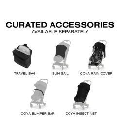 Cybex Coya Stroller (2026) - Style Collection - Matte Black Frame / Cozy Beige Lux Seat