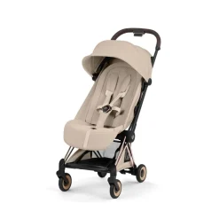 Cybex Coya Stroller (2026) - Style Collection - Rose Gold Frame / Cozy Beige Lux Seat
