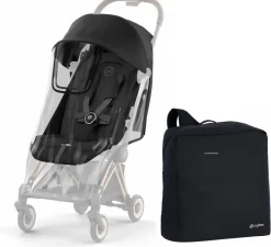 Cybex COYA Travel Accessory Bundle - Travel Bag + Rain Cover