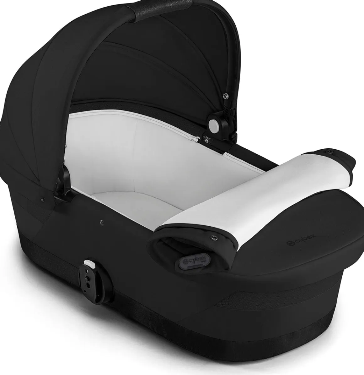 Cybex eGazelle S Electronic Assist Stroller + Gazelle S 2 Cot Bundle - Silver Frame / Stone Grey