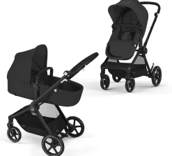 Cybex EOS 2-in-1 Stroller - Moon Black