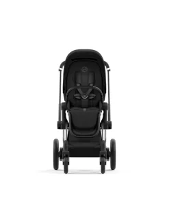 Cybex ePriam 2 Electronic Assist Stroller (One Box) - Chrome / Black / Sepia Black