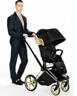 Cybex ePriam 2 Electronic Assist Stroller (One Box) - Jeremy Scott Wings