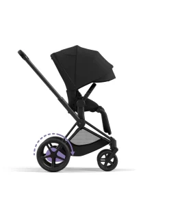 Cybex ePriam 2 Electronic Assist Stroller (One Box) - Matte Black / Sepia Black