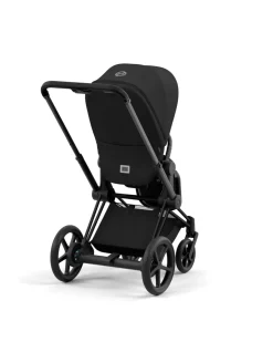 Cybex ePriam 2 Electronic Assist Stroller (One Box) - Matte Black / Sepia Black