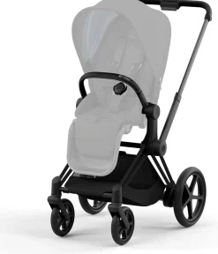 Cybex ePriam 2 Electronic Assist Stroller Frame - Matte Black / Black
