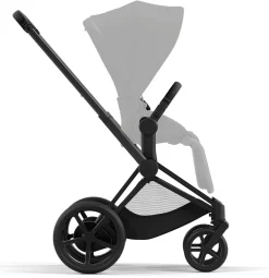 Cybex ePriam 2 Electronic Assist Stroller Frame - Matte Black / Black