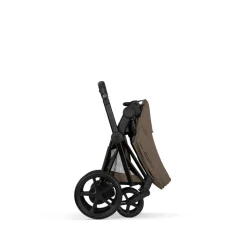 Cybex e-Priam Stroller (2026) - Matte Black Frame / Coconut Brown Lux Seat