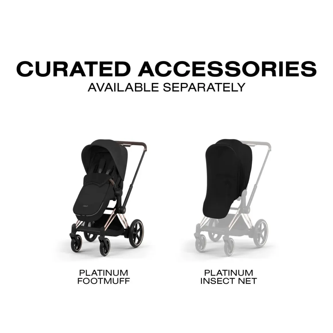 Cybex e-Priam Stroller (2026) - Matte Black Frame / Cozy Beige Lux Seat