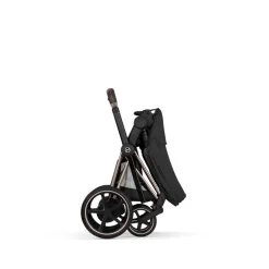 Cybex e-Priam Stroller (2026) - Rose Gold Frame / Sepia Black Lux Seat