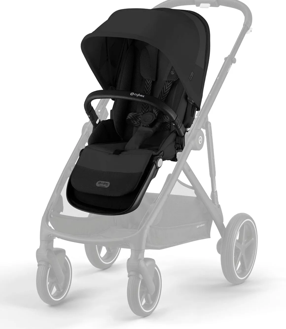 Cybex Gazelle S Second Seat - Black Frame / Moon Black