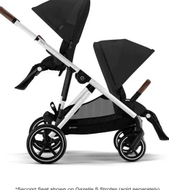 Cybex Gazelle S Second Seat - Silver Frame / Moon Black