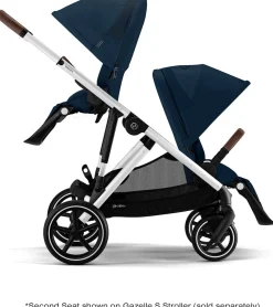 Cybex Gazelle S Second Seat - Silver Frame / Ocean Blue