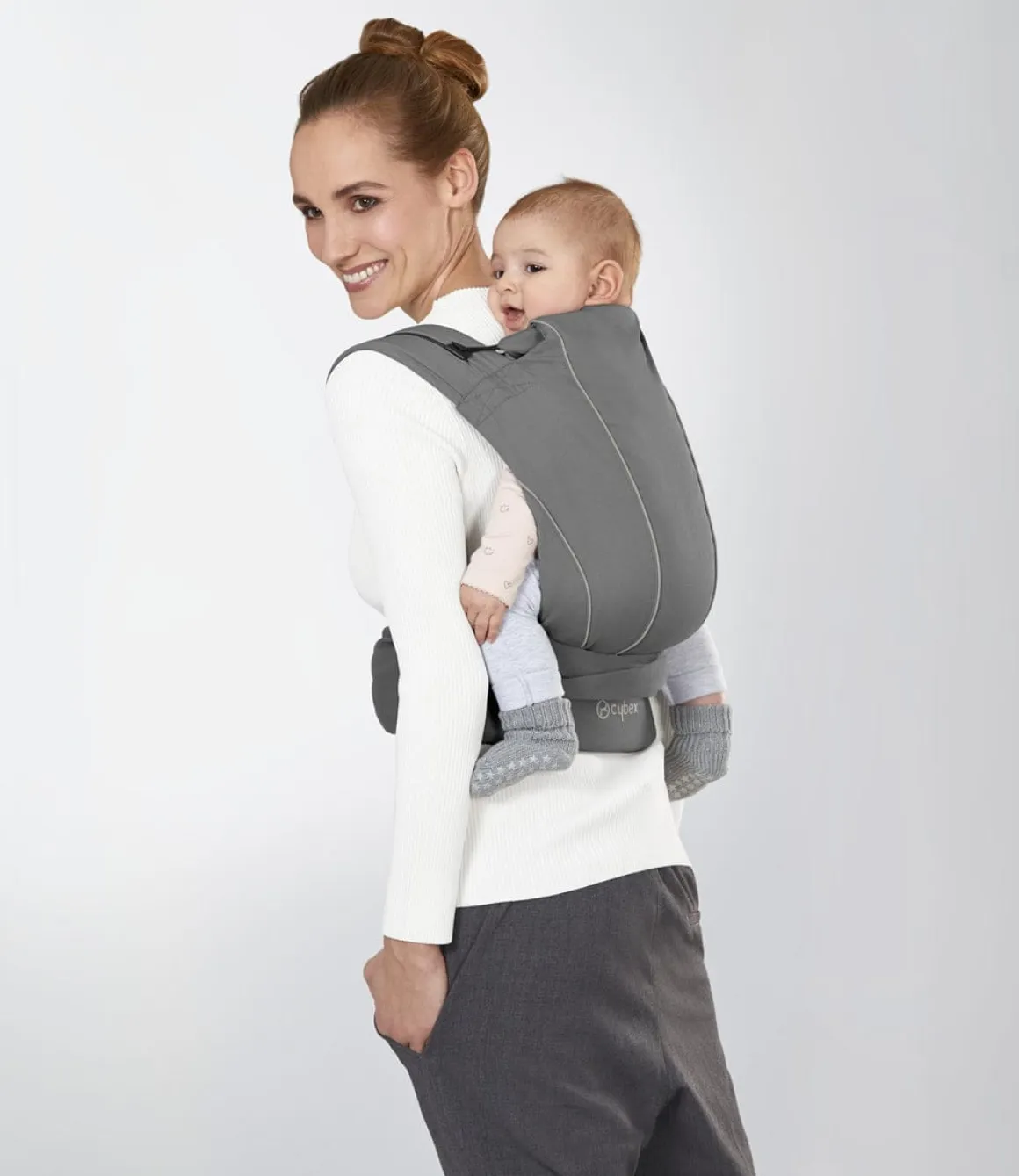 Cybex Maira Tie Baby Carrier - Lavastone Black