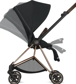 Cybex Mios 2 Complete Stroller - Chrome/Brown/True Red