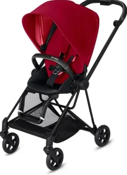 Cybex Mios 2 Complete Stroller - Matte Black/True Red