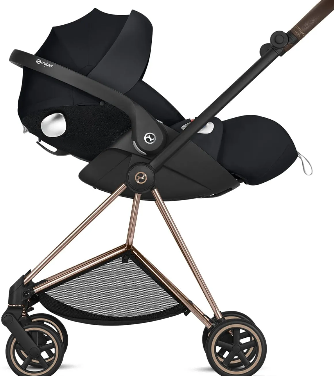 Cybex Mios 2 Complete Stroller - Matte Black/True Red