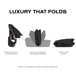 Cybex Mios / Coya Fold Lux Carry Cot (2026) - Sepia Black
