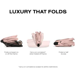 Cybex Mios / Coya Fold Lux Carry Cot (2026) - Style Collection - Peach Pink