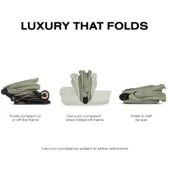 Cybex Mios / Coya Fold Lux Carry Cot (2026) - Style Collection - Sage Green