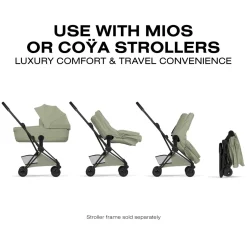 Cybex Mios / Coya Fold Lux Carry Cot (2026) - Style Collection - Sage Green