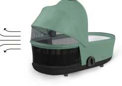 Cybex Mios 3 Lux Carry Cot - Leaf Green