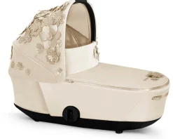Cybex Mios 3 Lux Carry Cot - Simply Flowers Nude Beige