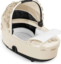 Cybex Mios 3 Lux Carry Cot - Simply Flowers Nude Beige