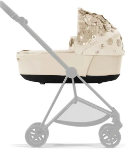 Cybex Mios 3 Lux Carry Cot - Simply Flowers Nude Beige