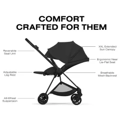 Cybex Mios Stroller (2026) - Matte Black Frame / Sepia Black Lux Seat