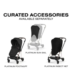 Cybex Mios Stroller (2026) - Rose Gold Frame / Sepia Black Lux Seat