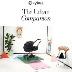 Cybex Mios Stroller (2026) - Rose Gold Frame / Sepia Black Lux Seat