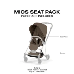 Cybex Mios Style Seat Pack (2026) - Coconut Brown