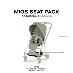Cybex Mios Style Seat Pack (2026) - Sage Green