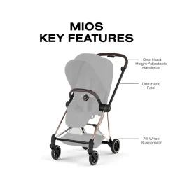 Cybex Mios Style Stroller Frame (2026) - Rosegold