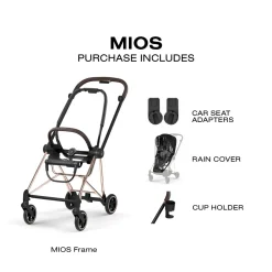 Cybex Mios Style Stroller Frame (2026) - Rosegold