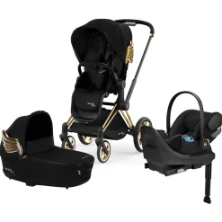 Cybex Priam 4 + Carry Cot + Cloud T Newborn Travel System Bundle - Jeremy Scott Wings / Jeremy Scott Wings
