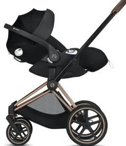 Cybex Priam 3 Complete Stroller - Chrome/Brown/Indigo Blue