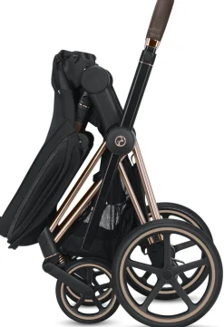 Cybex Priam 3 Complete Stroller - Chrome/Brown/Indigo Blue