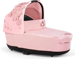 Cybex Priam 4 / ePriam 2 Lux Carry Cot - Simply Flowers Pale Blush