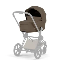 Cybex Priam Fold Lux Carry Cot (2026) - Coconut Brown