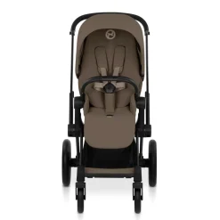 Cybex Priam Stroller (2026) - Matte Black Frame / Coconut Brown Lux Seat