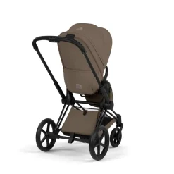 Cybex Priam Stroller (2026) - Matte Black Frame / Coconut Brown Lux Seat